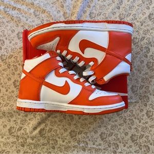 Nike dunk high Syracuse size 6